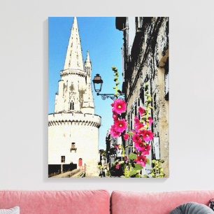 Tour de La Lanterne, La Rochelle, France Canvas Print