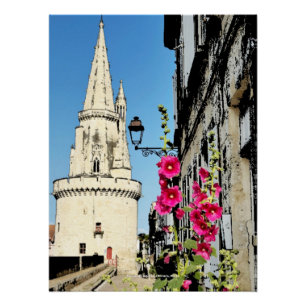 Tour de La Lanterne, La Rochelle, France Poster