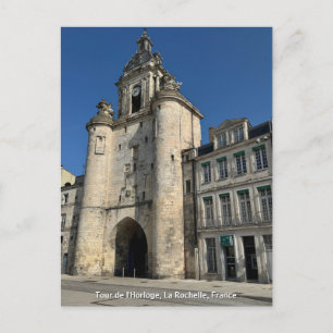 Tour de l'Horloge, La Rochelle, France Postcard