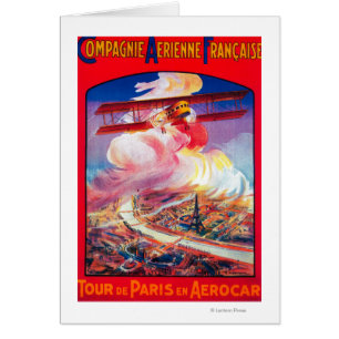 Tour De Paris, France in Aerocar PosterEurope
