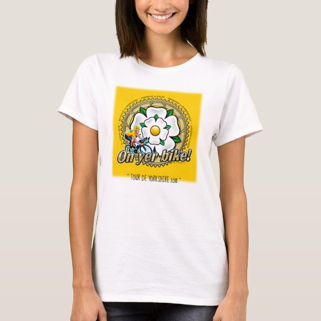 Tour de Yorkshire 2018 ‘On yer Bike’ shirt (Front)