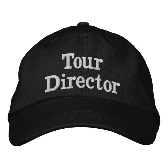 Tour Director Embroidered Hat (Front)
