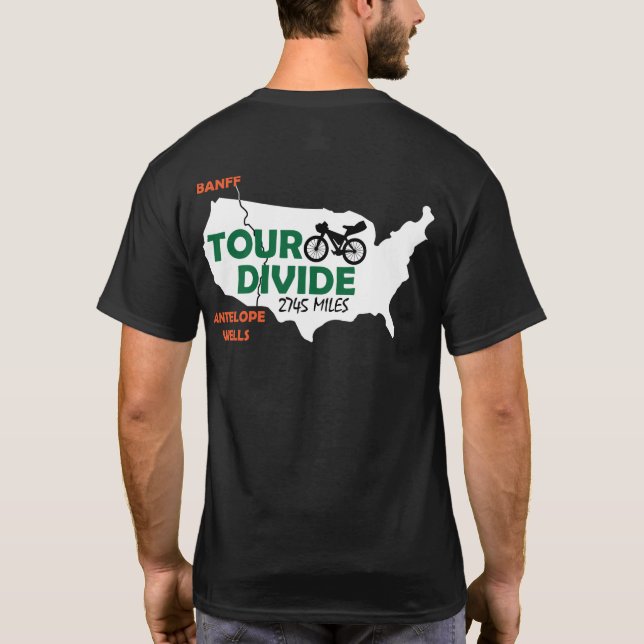 Tour Divide Bikepacking t-shirt (Back)