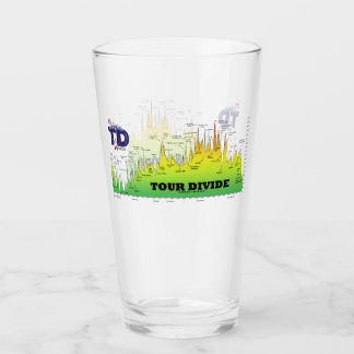 Tour Divide Elevation Profile Pint Glass