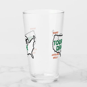 Tour Divide USA logo pint glass