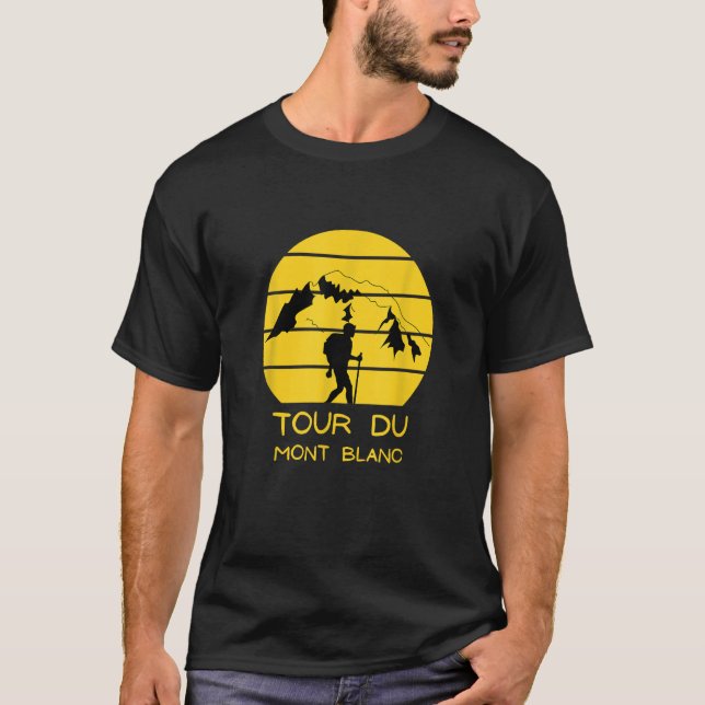 Tour du Mont Blanc Hiking long-distance hiking tra T-Shirt (Front)
