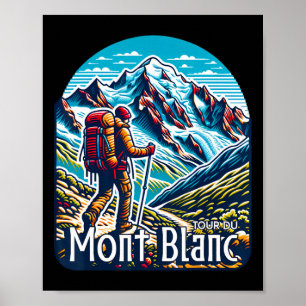 Tour Du Mont Blanc Tmb Switzerland Italy France Al Poster