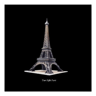 Tour Eiffel Paris France Poster