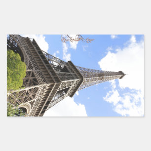 Tour Eiffel Paris Photograph Rectangular Sticker