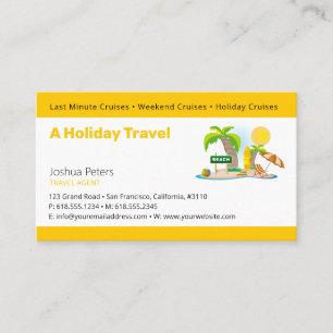 Tour Guide   Best Vacations Business Card