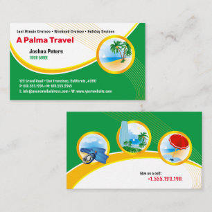 Tour Guide   Best Vacations Business Card