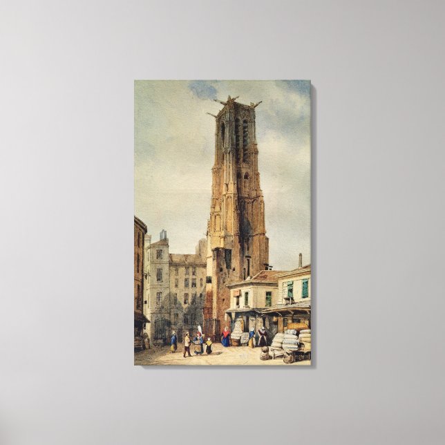 Tour Saint-Jacques Canvas Print (Front)