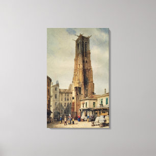 Tour Saint-Jacques Canvas Print