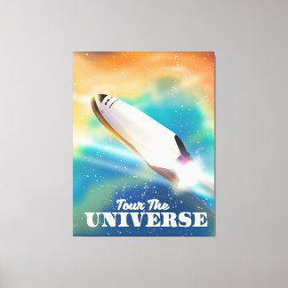 Tour The Universe space art. Canvas Print