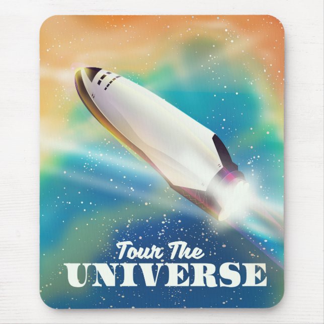 Tour The Universe space art. Mouse Mat (Front)