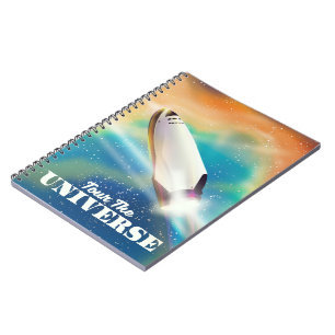 Tour The Universe space art. Notebook