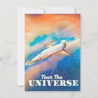 Tour the Universe space ship Invitation