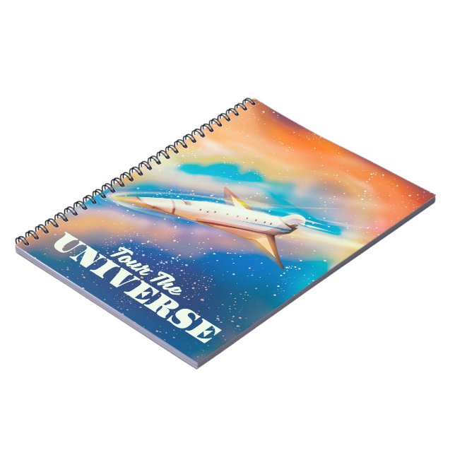 Tour the Universe space ship Notebook (Left Side)