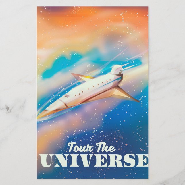 Tour the Universe space ship Stationery (Front)