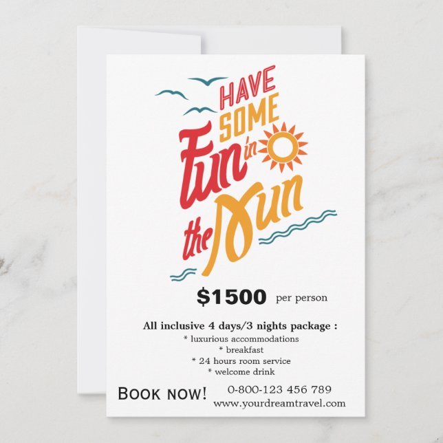 Tour Travels Invitation (Front)