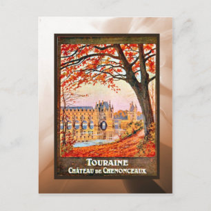 Touraine Chateau de Chemonceaux Postcard