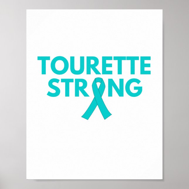 Tourette strong Poster & Prints for awareness (Front)