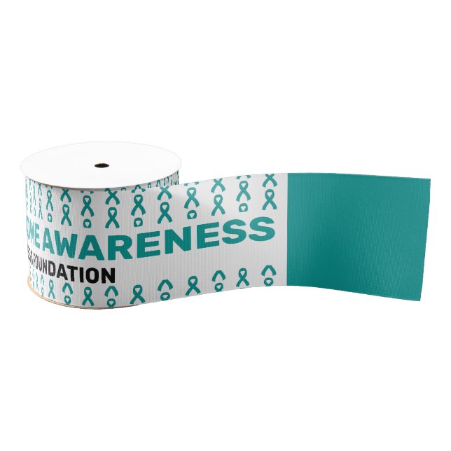 Tourette Syndrome Awareness Pattern Ribbon Grosgrain Ribbon (Spool)