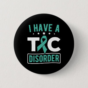 Tourette Syndrome Awareness Ticcing Tourette Syndr 6 Cm Round Badge