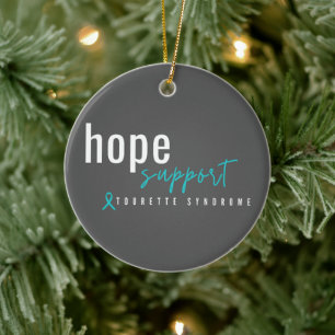 tourette syndrome. hope support. Ornaments