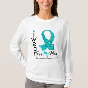 Tourette Syndrome I Wear a Teal Ribbon For My Hero T-Shirt