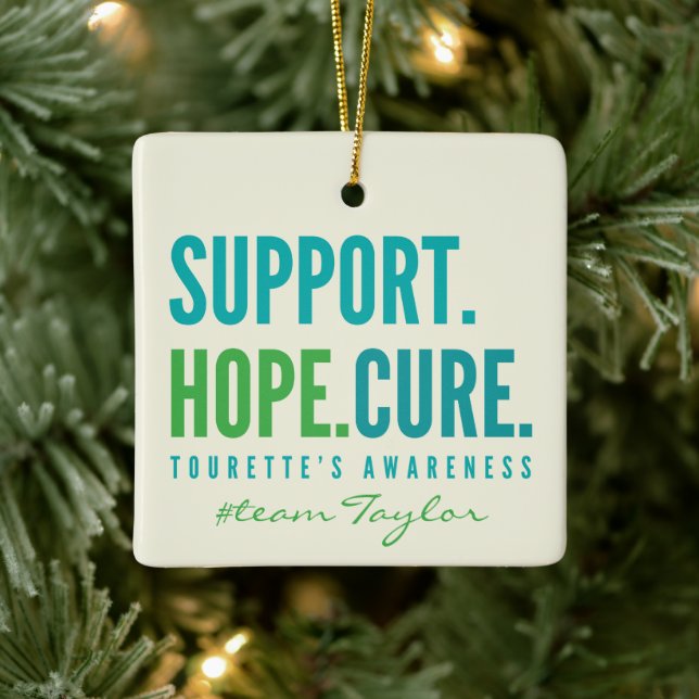 tourette's Custom support hope cure Ornament (Tree)