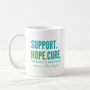 tourette's support Custom personalised name Mugs
