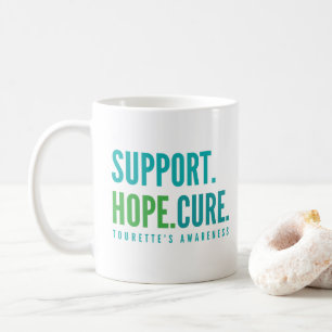 tourette's support hope cure awareness Mugs 