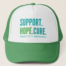 tourette's support hope cure Hat 