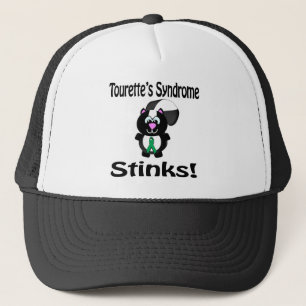 Tourettes Syndrome Stinks Skunk Awareness Design Trucker Hat