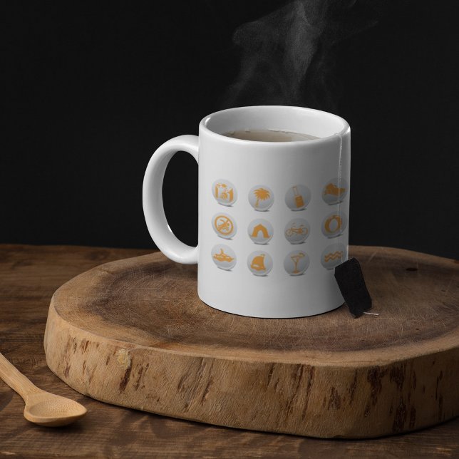 Tourism Icons Coffee Mug (Creator Uploaded)