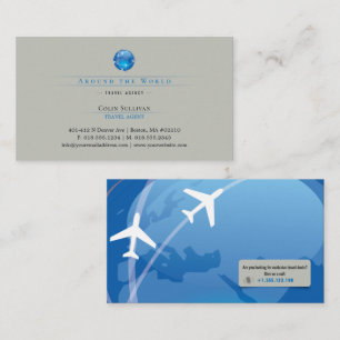 Tourism   Travel Agent Business Card