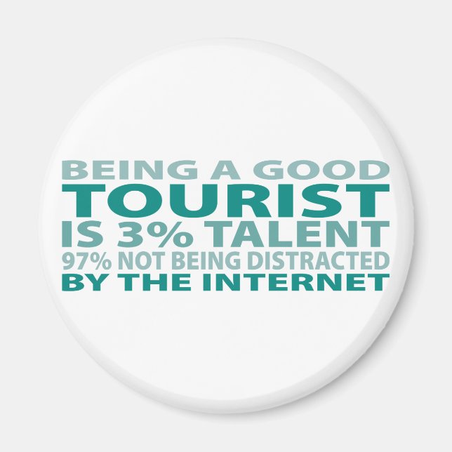 Tourist 3% Talent Magnet (Front)