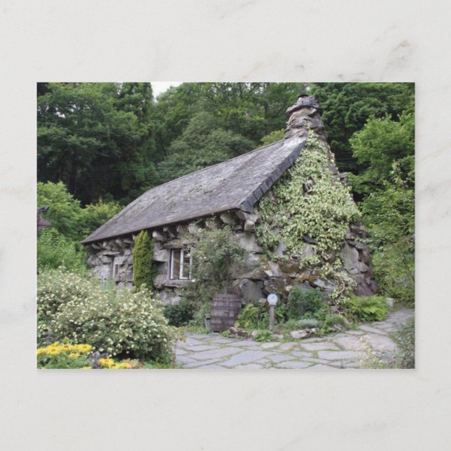 Tourist Attraction In Wales Ugly House Postcard (Front)