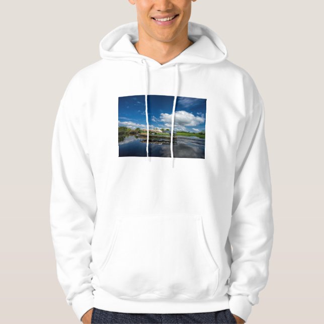 Tourist Boat Reflection Hoodie (Front)