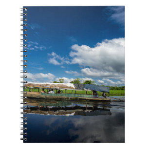 Tourist Boat Reflection Notebook