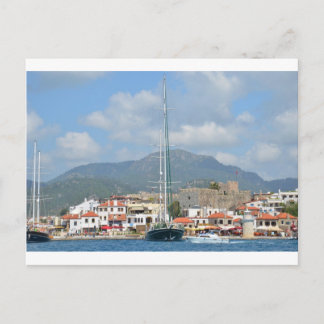 Tourist Boats In Turkey Postcard