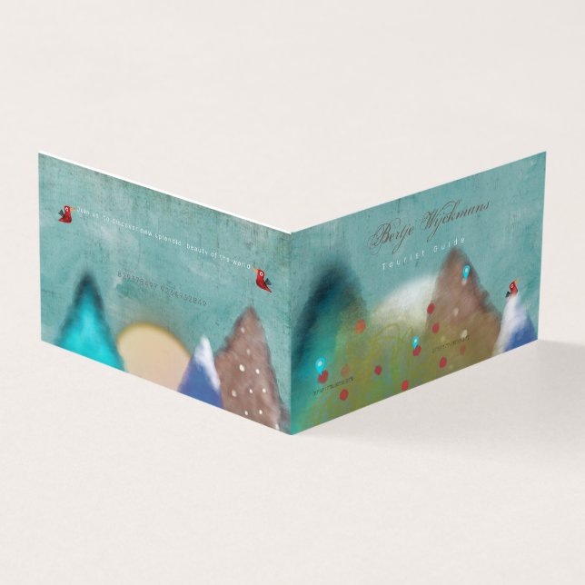 Tourist Guide Business Card (Outside)