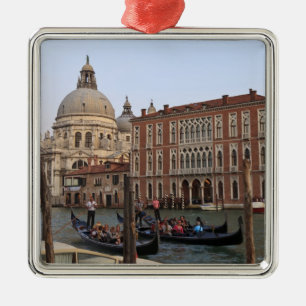 Tourist in Gondolas from San Maria Del Giglio Metal Tree Decoration