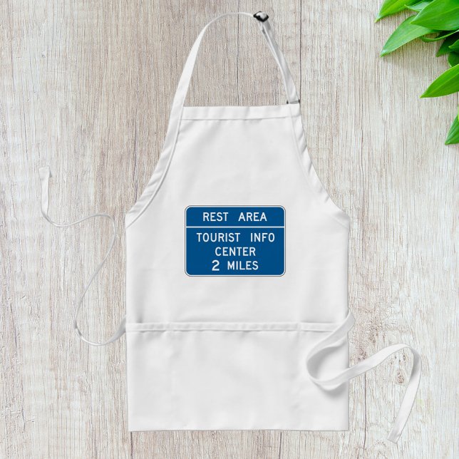 Tourist Info Centre Sign Standard Apron (Creator Uploaded)