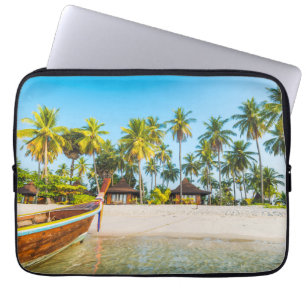 Tourist Resort's Bungalows on the Beach Thailand Laptop Sleeve