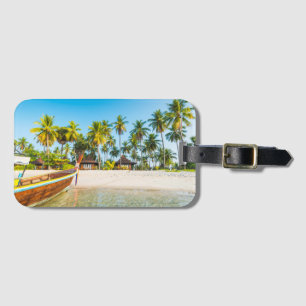 Tourist Resort's Bungalows on the Beach Thailand Luggage Tag