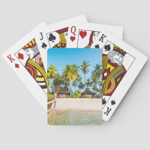 Tourist Resort's Bungalows on the Beach   Thailand Playing Cards