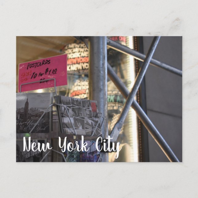Tourist Shop New York City NYC Urban Photography Postcard (Front)