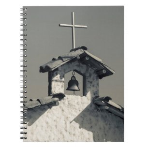 Tourist town, village chapel notebook